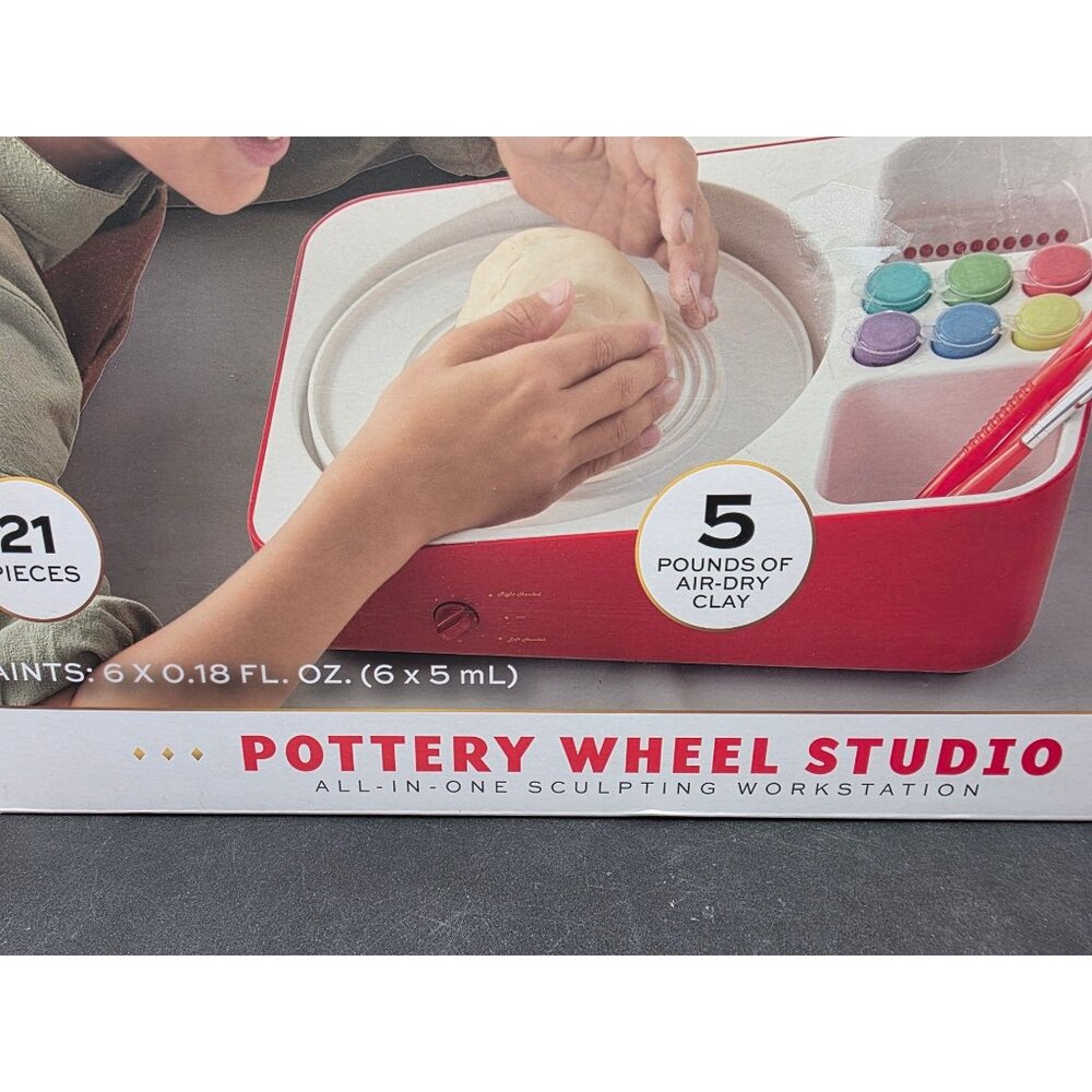 FAO Schwarz Pottery Wheel Studio 21-Piece All-In-One Sculpting Workstation 6+ - Picture 3 of 5